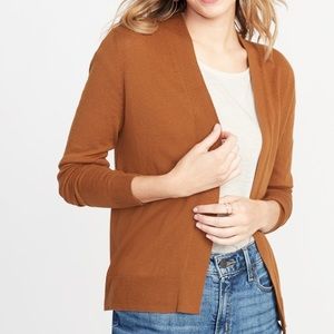 Old Navy open front cardigan in ochre size M
